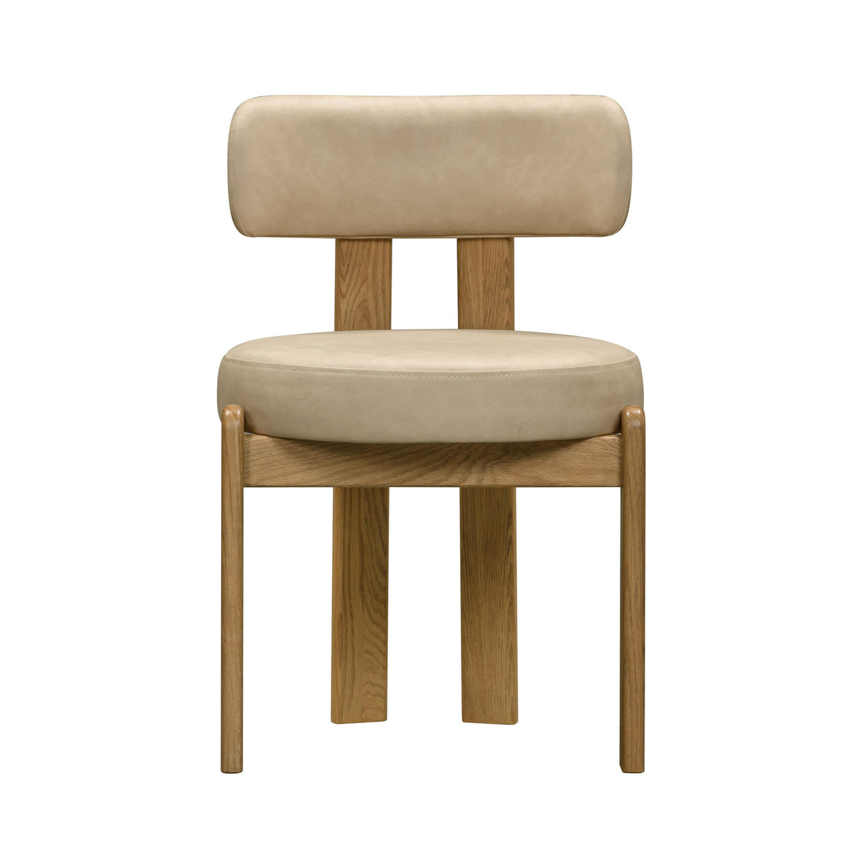 TOV Odessa Cream Vegan Leather Dining Chair