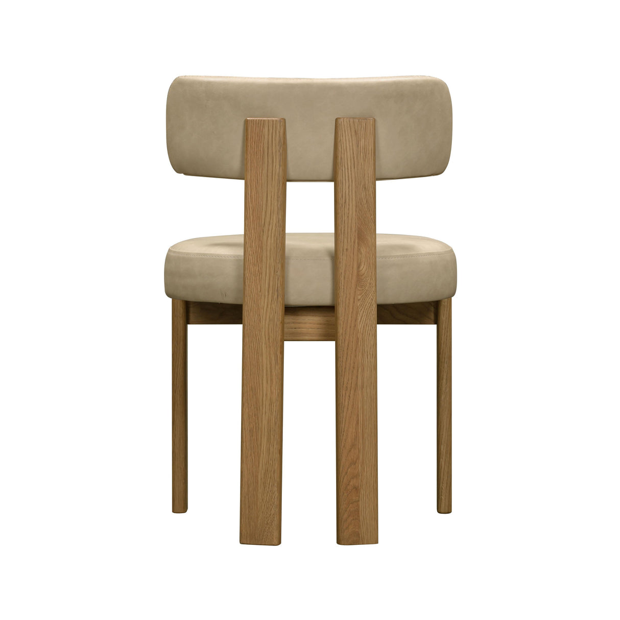 TOV Odessa Cream Vegan Leather Dining Chair
