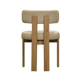 TOV Odessa Cream Vegan Leather Dining Chair