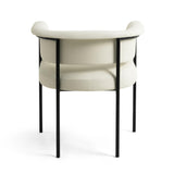 TOV Taylor Cream Performance Vegan Leather Dining Chair
