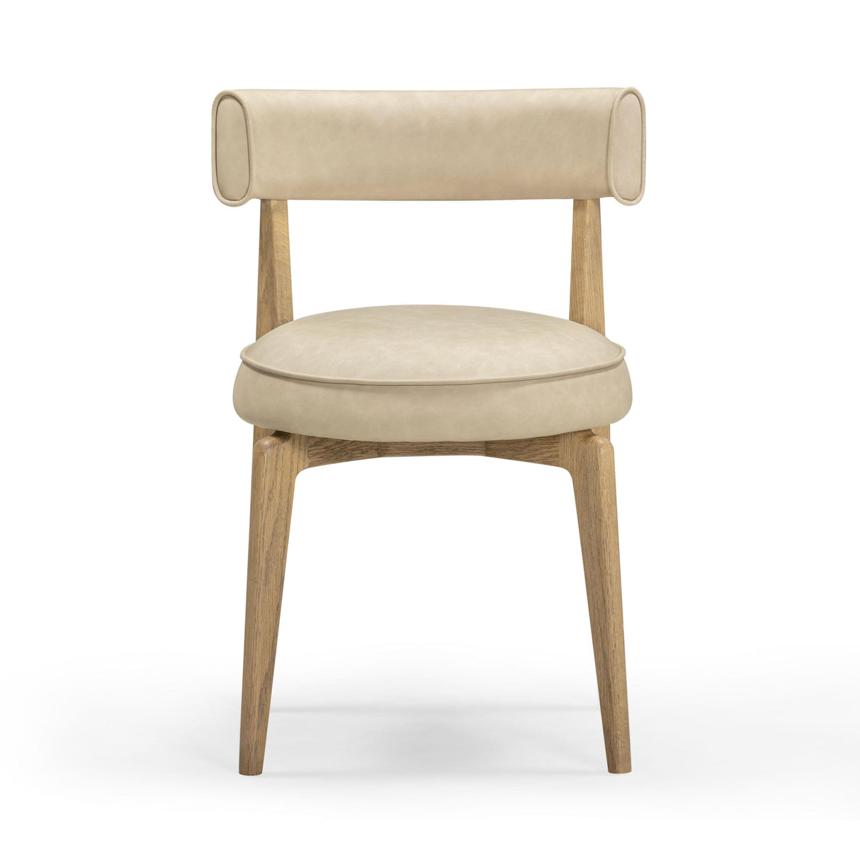 TOV Nikita Cream Performance Vegan Leather Dining Chair