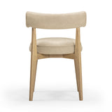 TOV Nikita Cream Performance Vegan Leather Dining Chair