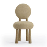 TOV Sulley Honey Tan Perfomance Basketweave Dining Chair