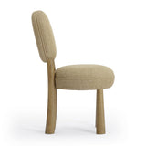 TOV Sulley Honey Tan Perfomance Basketweave Dining Chair