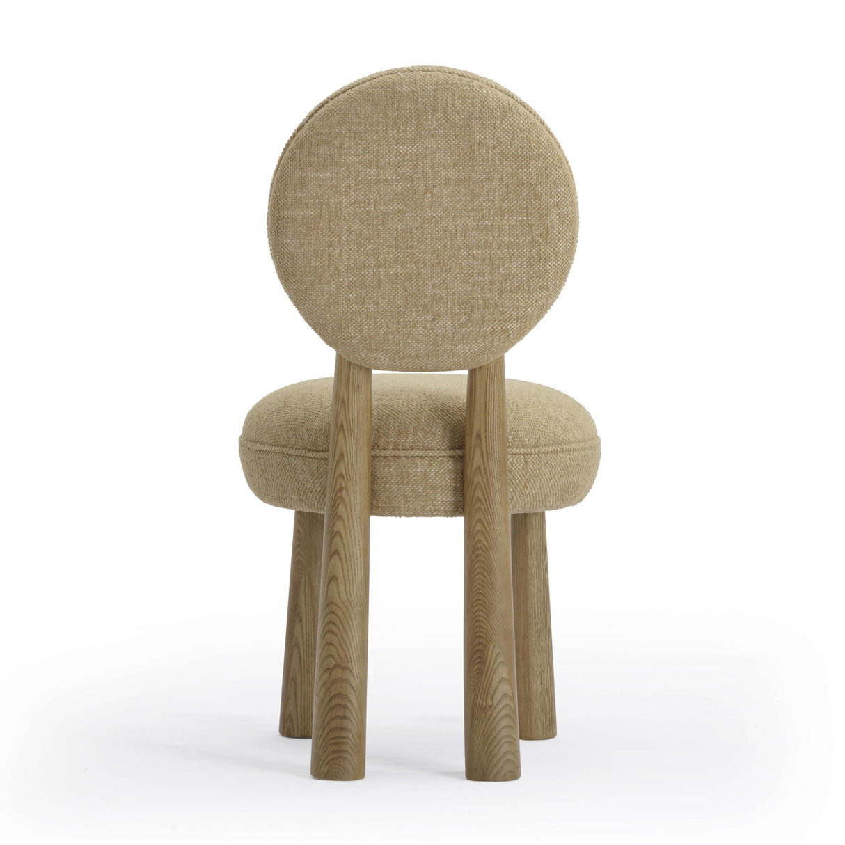 TOV Sulley Honey Tan Perfomance Basketweave Dining Chair