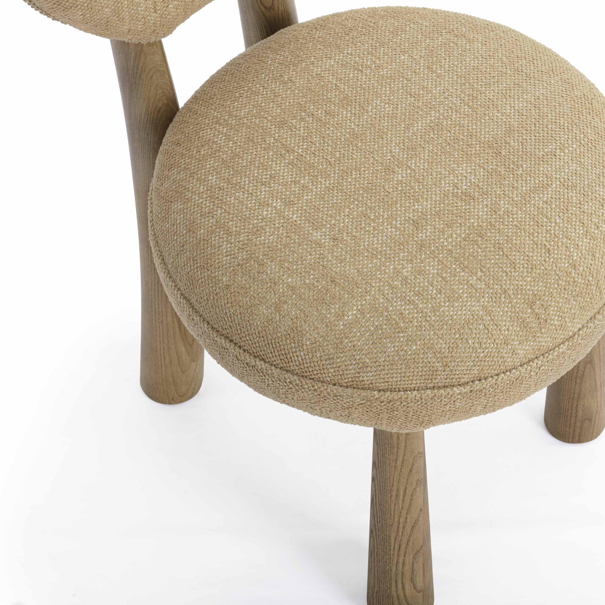 TOV Sulley Honey Tan Perfomance Basketweave Dining Chair