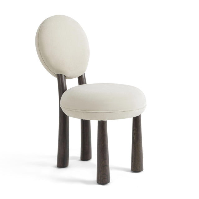 TOV Sulley Cream Perfomance Chenille Dining Chair