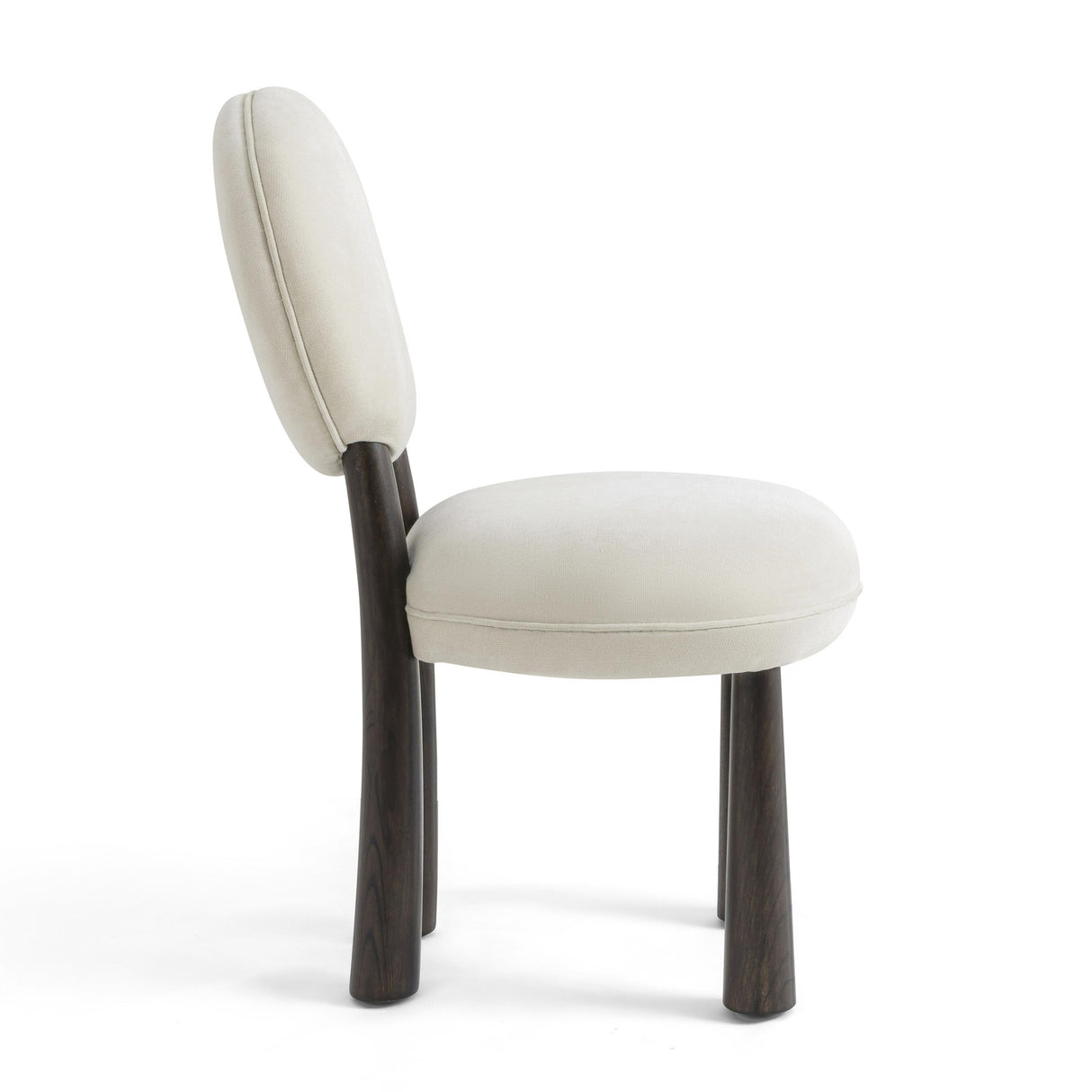 TOV Sulley Cream Perfomance Chenille Dining Chair