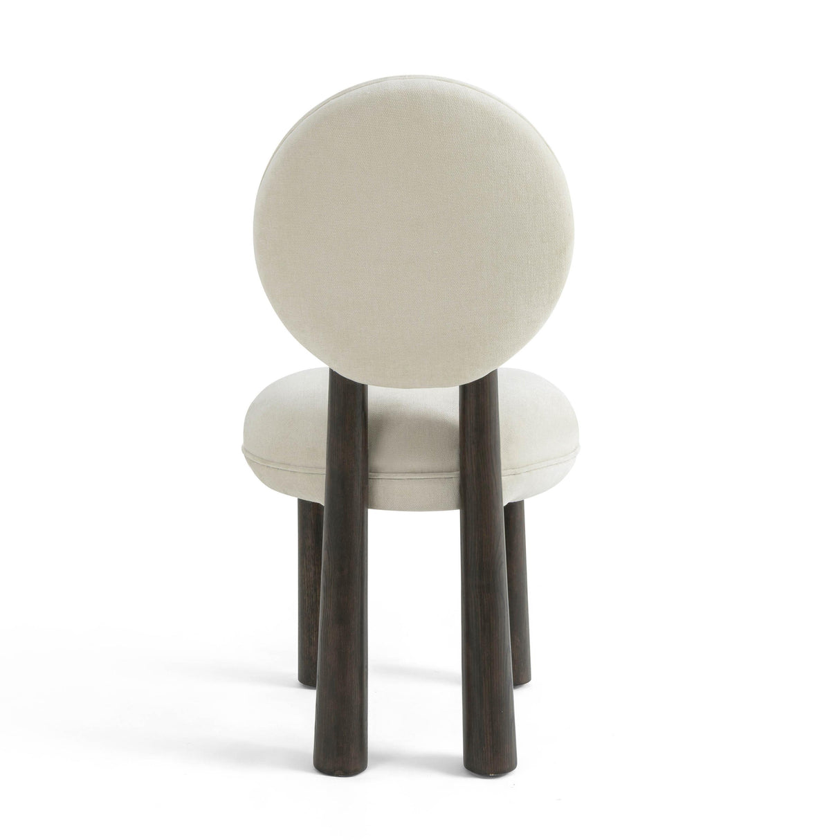 TOV Sulley Cream Perfomance Chenille Dining Chair