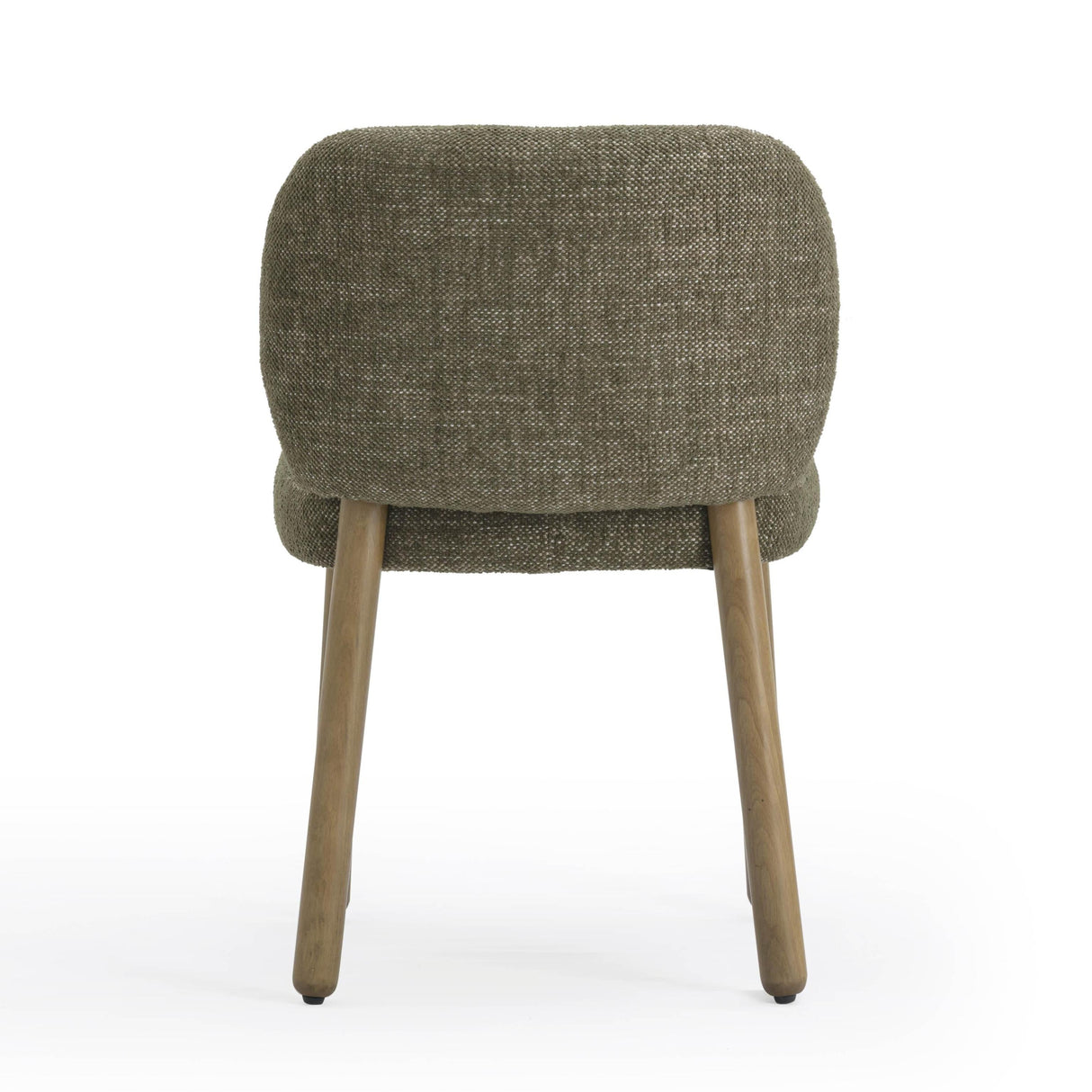 TOV Foxy Olive Green Textured Performance Fabric Dining Chair