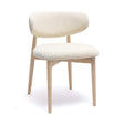 TOV Zinea Cream Performance Textured Velvet Dining Chair