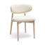 TOV Zinea Cream Performance Textured Velvet Dining Chair