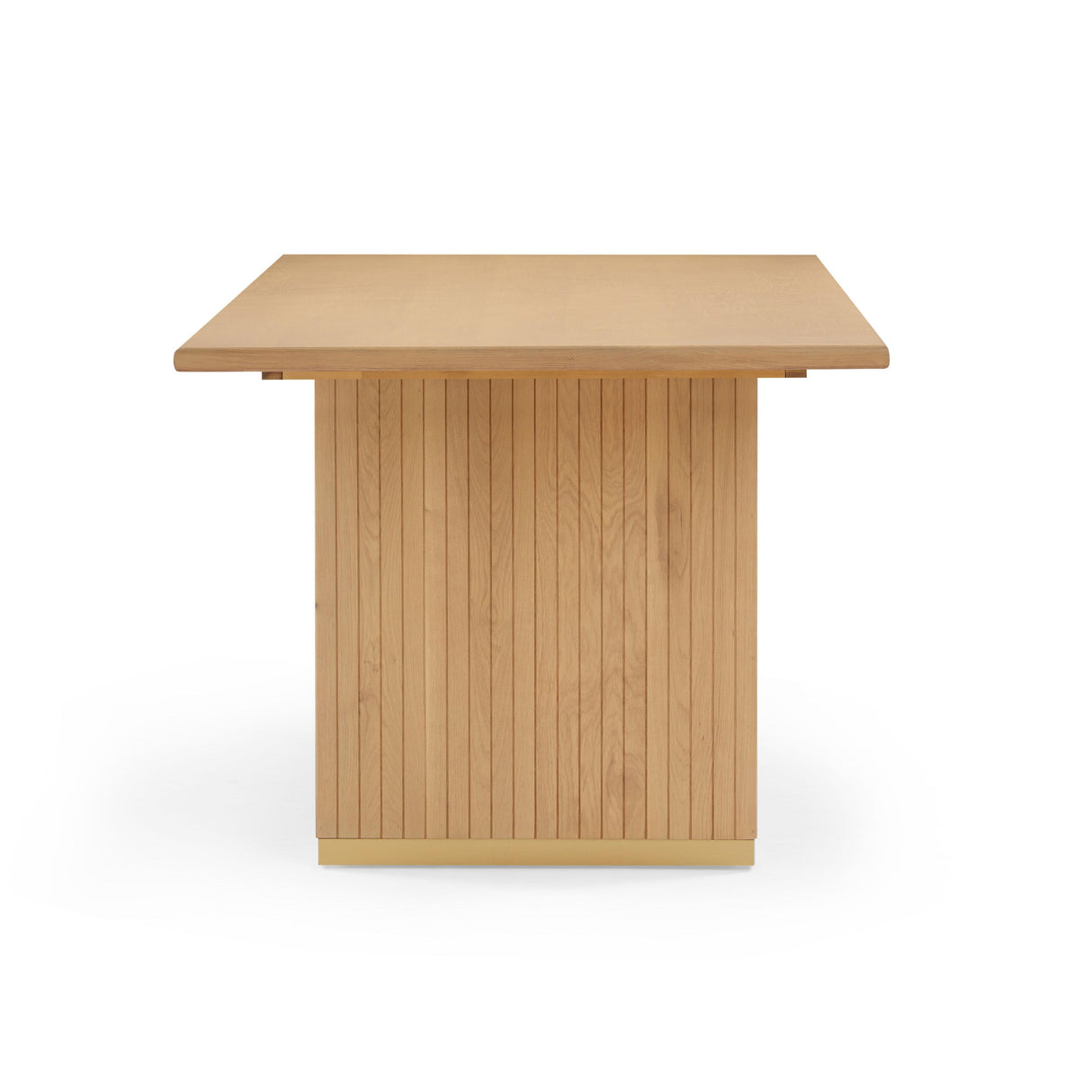 TOV Chelsea Natural Oak Wood 79 inch Rectangular Dining Table