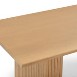 TOV Chelsea Natural Oak Wood 79 inch Rectangular Dining Table