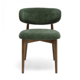 TOV Zinea Forest Green Performance Textured Velvet Dining Chair
