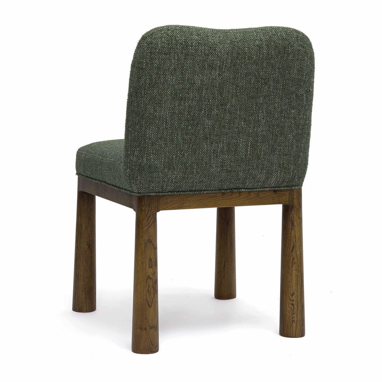 TOV Tiara Forest Green Performance Basketweave Fabric Dining Chair