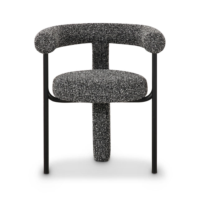 TOV Synn Black Performance Boucle Dining Chair