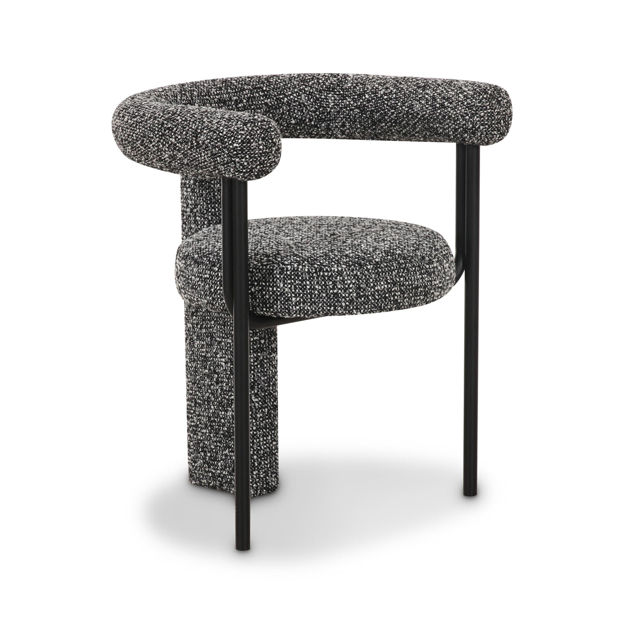 TOV Synn Black Performance Boucle Dining Chair