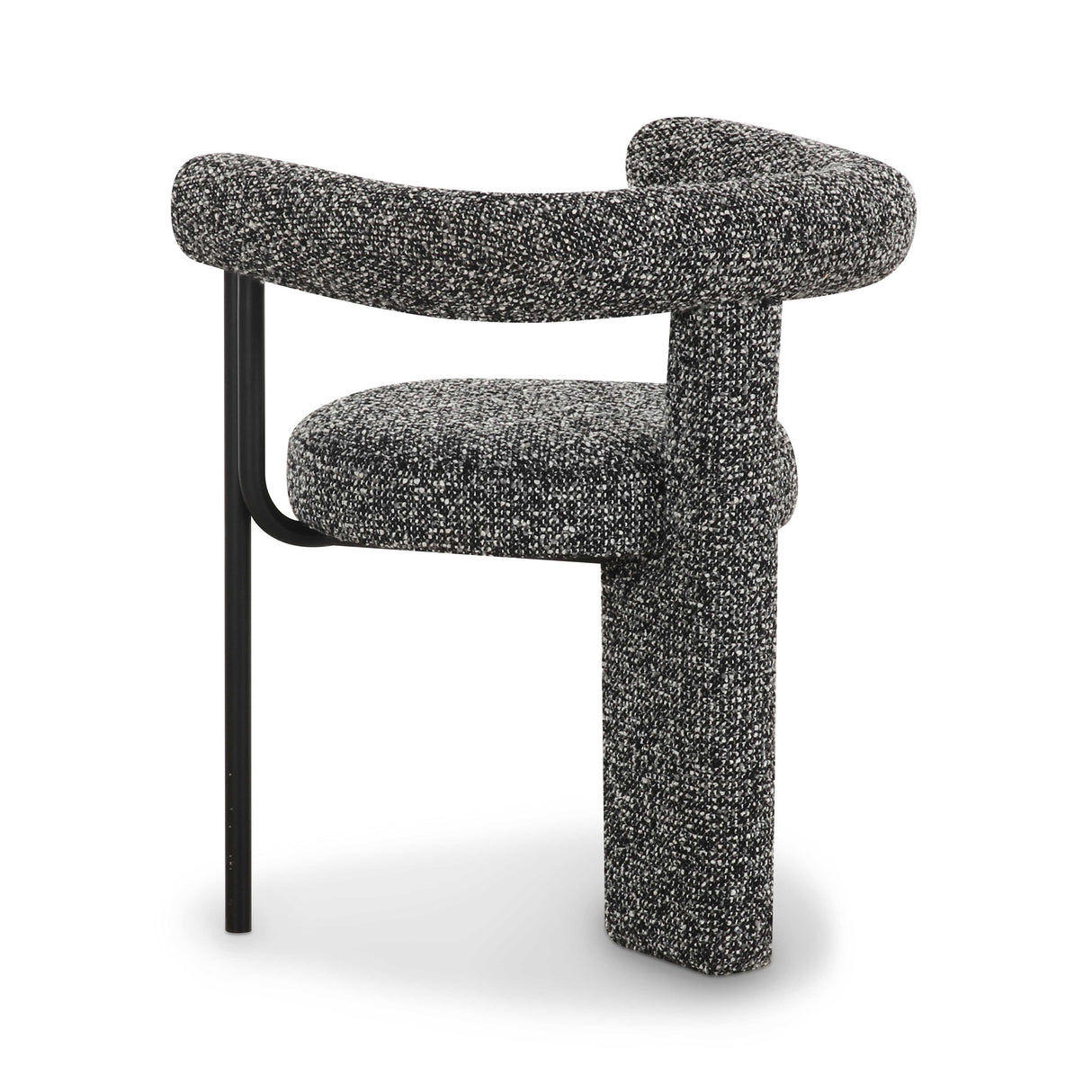 TOV Synn Black Performance Boucle Dining Chair