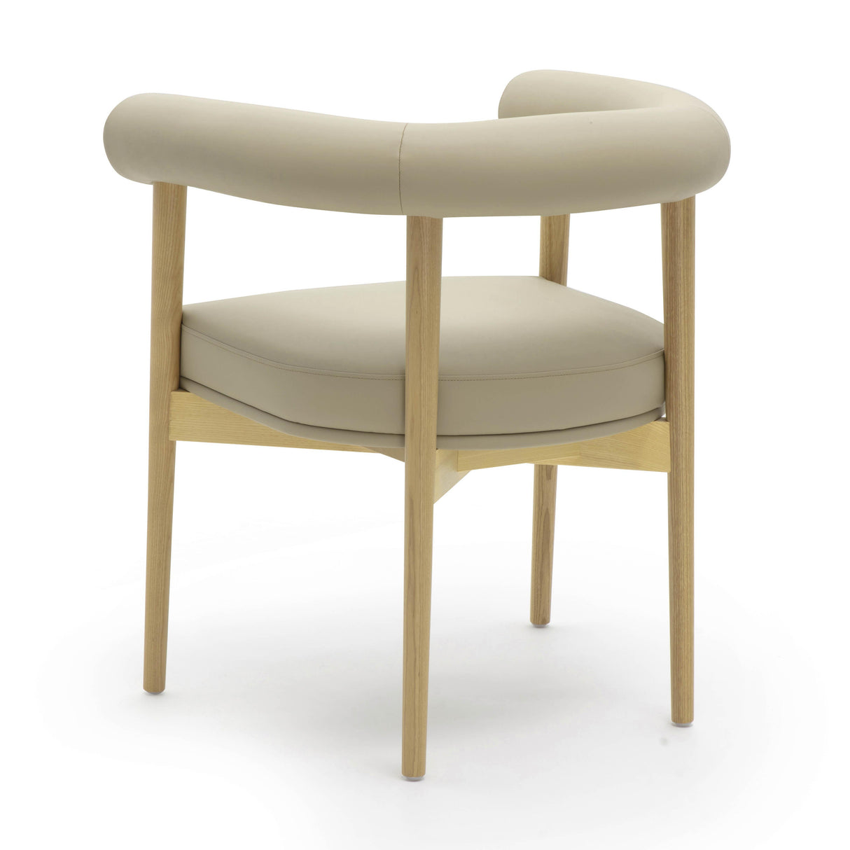 TOV Spara Taupe Vegan Leather Dining Chair