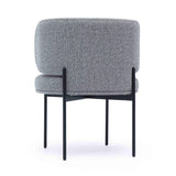TOV Maureen Speckled Grey Performance Boucle Dining Chair