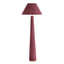 TOV Graham Burgundy Velvet Floor Lamp