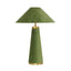 TOV Graham Moss Green Velvet Table Lamp