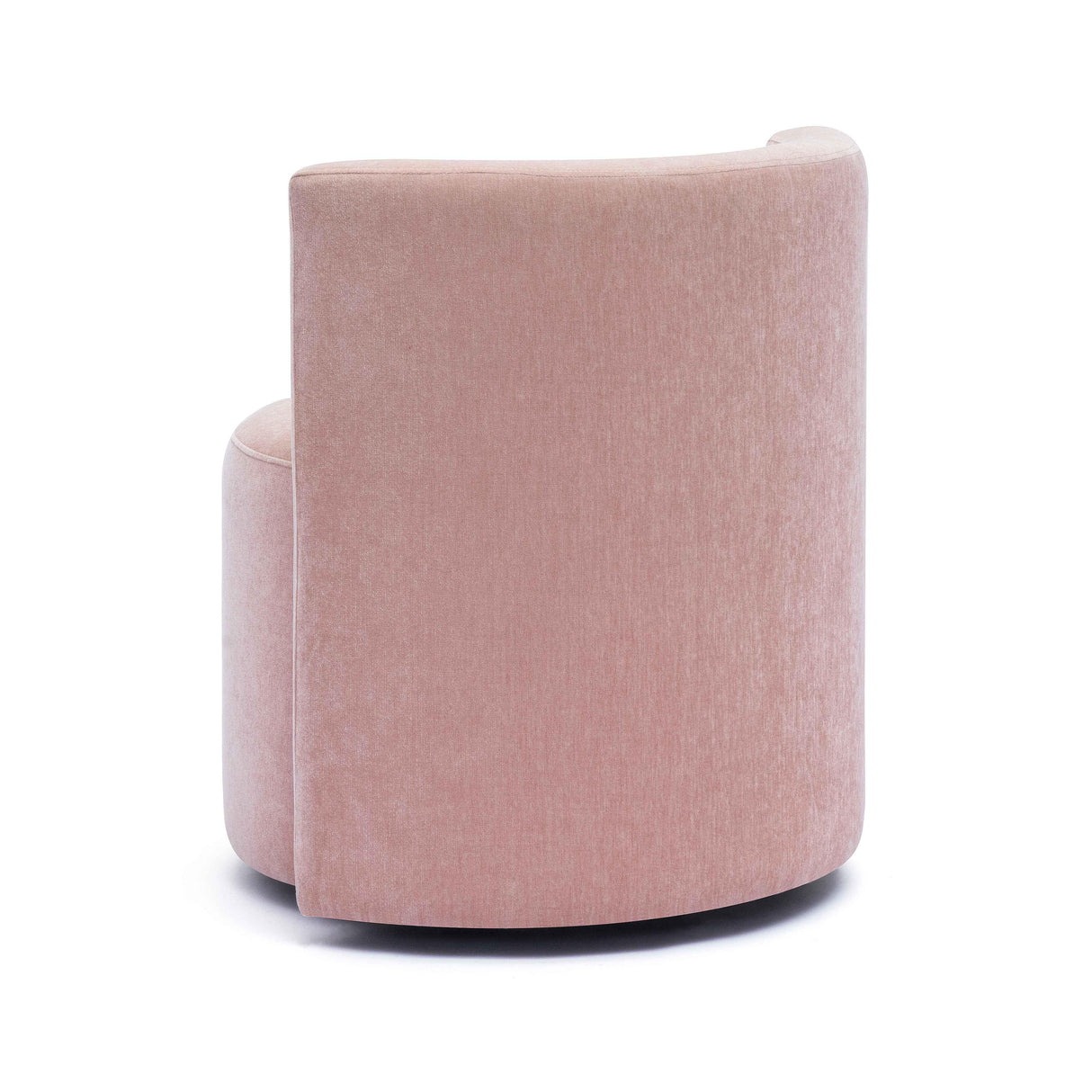 TOV Alyssa Pink Upcycled Velvet Rolling Desk Chair