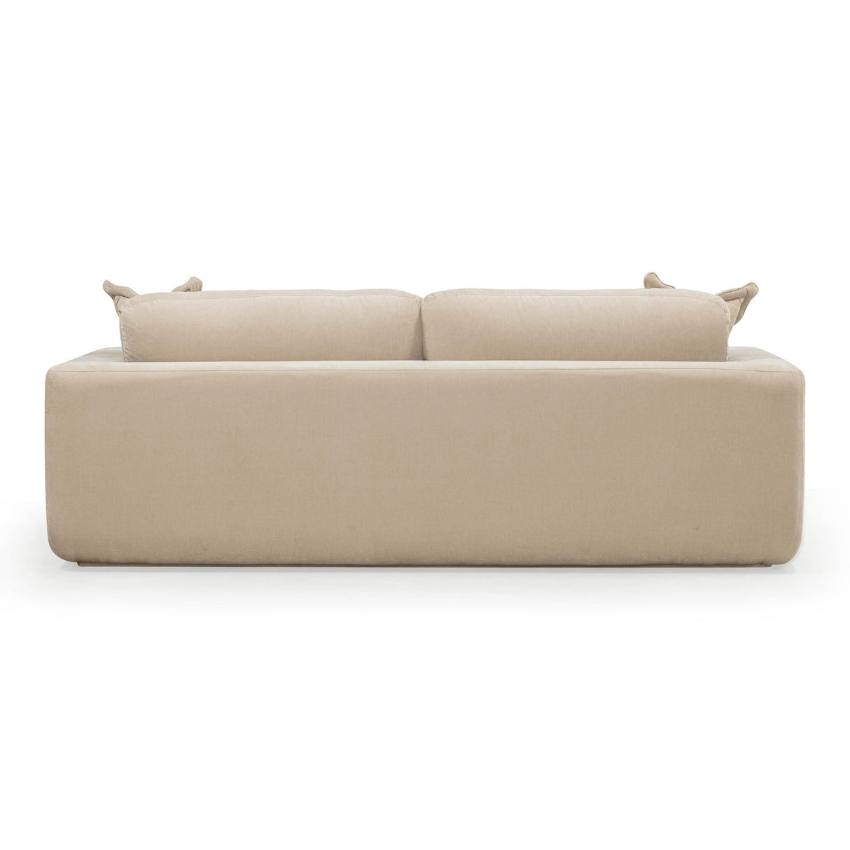 TOV Miri Sand Upcycled Washed Velvet Sofa