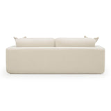 TOV Miri Cream Upcycled Washed Velvet Sofa