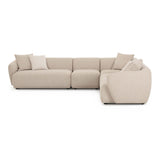 TOV Sylvie Cream Boucle 4-Piece Sectional