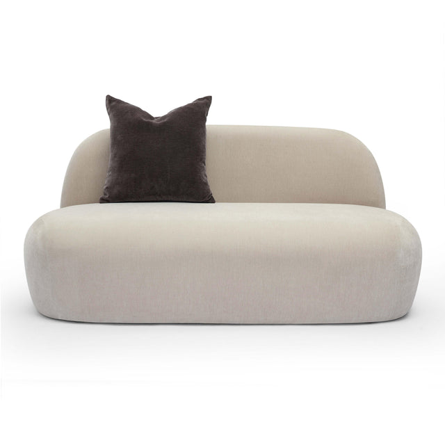TOV Carraway Taupe Upcycled Chenille Loveseat