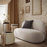 TOV Carraway Taupe Upcycled Chenille Loveseat