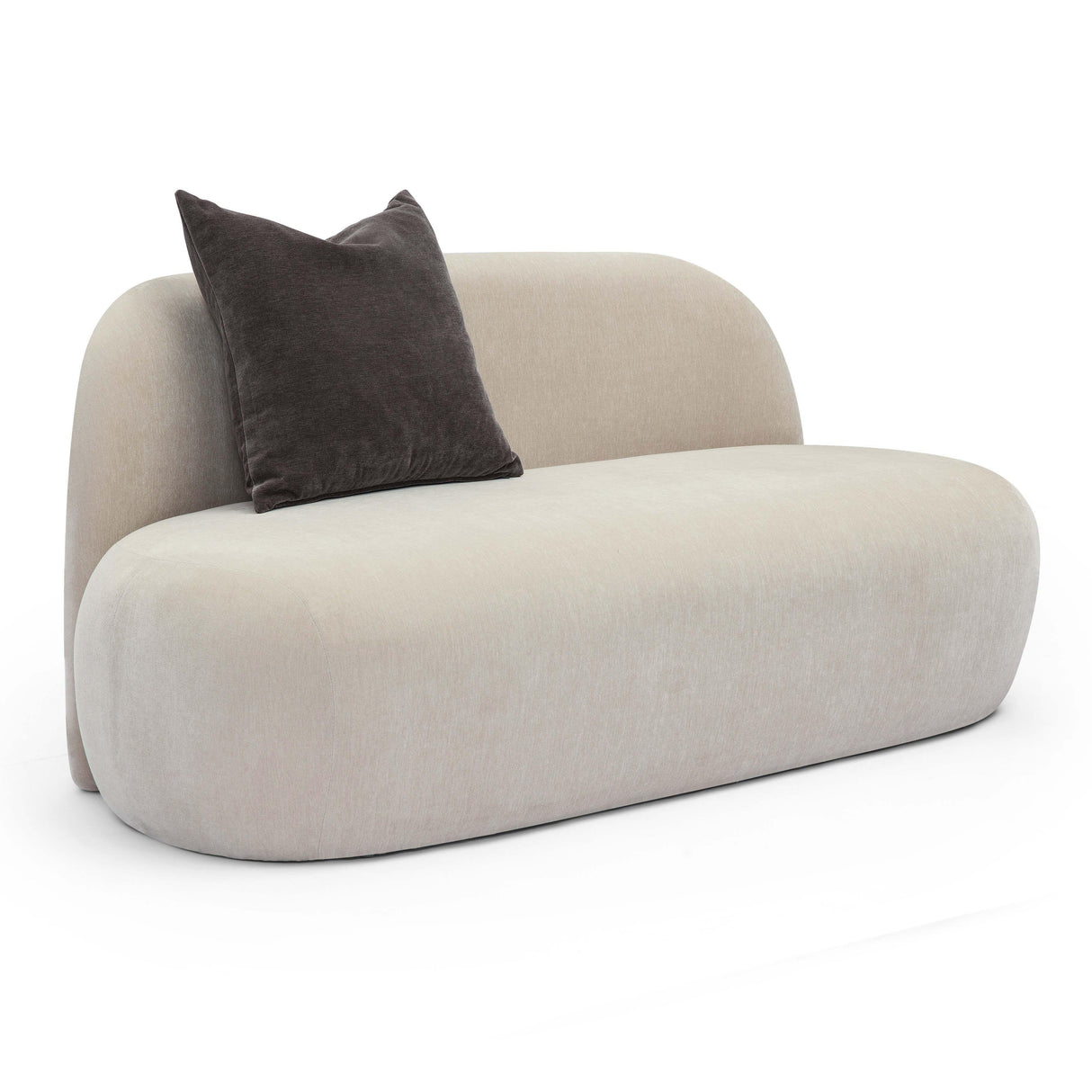 TOV Carraway Taupe Upcycled Chenille Loveseat