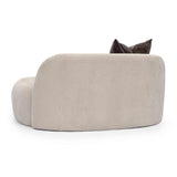 TOV Carraway Taupe Upcycled Chenille Loveseat