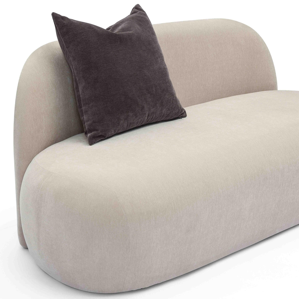 TOV Carraway Taupe Upcycled Chenille Loveseat