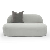 TOV Carraway Grey Upcycled Chenille Loveseat
