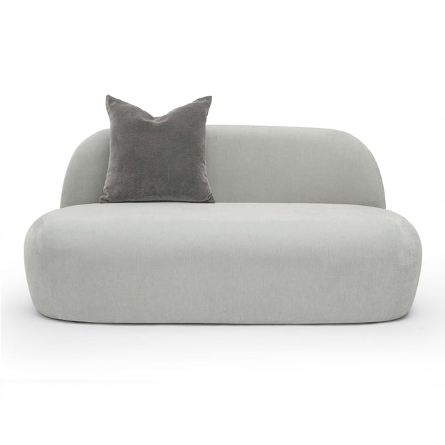 TOV Carraway Grey Upcycled Chenille Loveseat
