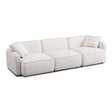 TOV Travie White Sand Performance Corduroy Velvet Modular Sofa