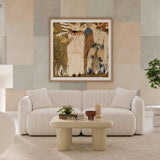 TOV Travie White Sand Performance Corduroy Velvet Modular Loveseat