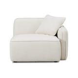TOV Travie Sand Upcycled Linen RAF Corner Chair
