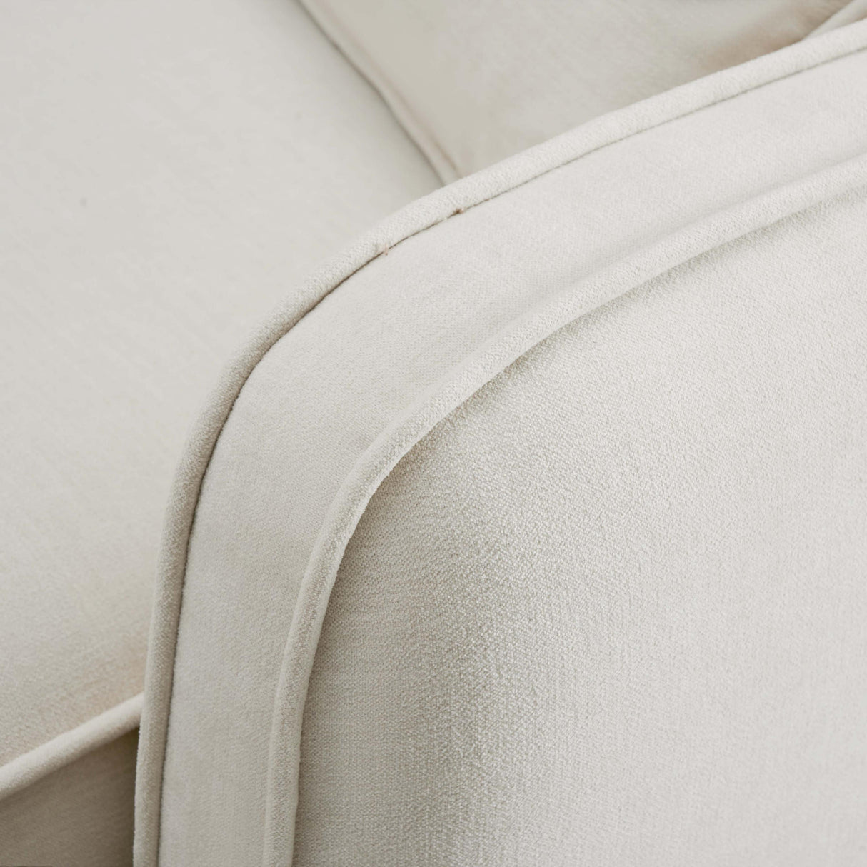 TOV Travie Sand Upcycled Linen RAF Corner Chair