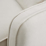 TOV Travie Sand Upcycled Linen RAF Corner Chair