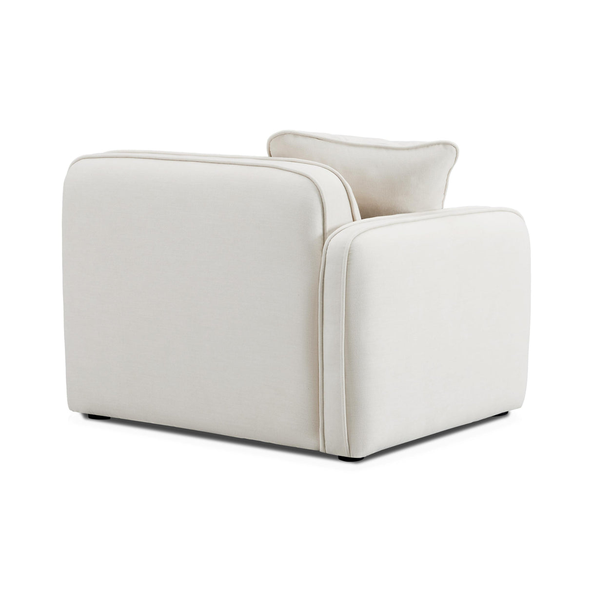 TOV Travie Sand Upcycled Linen LAF Corner Chair