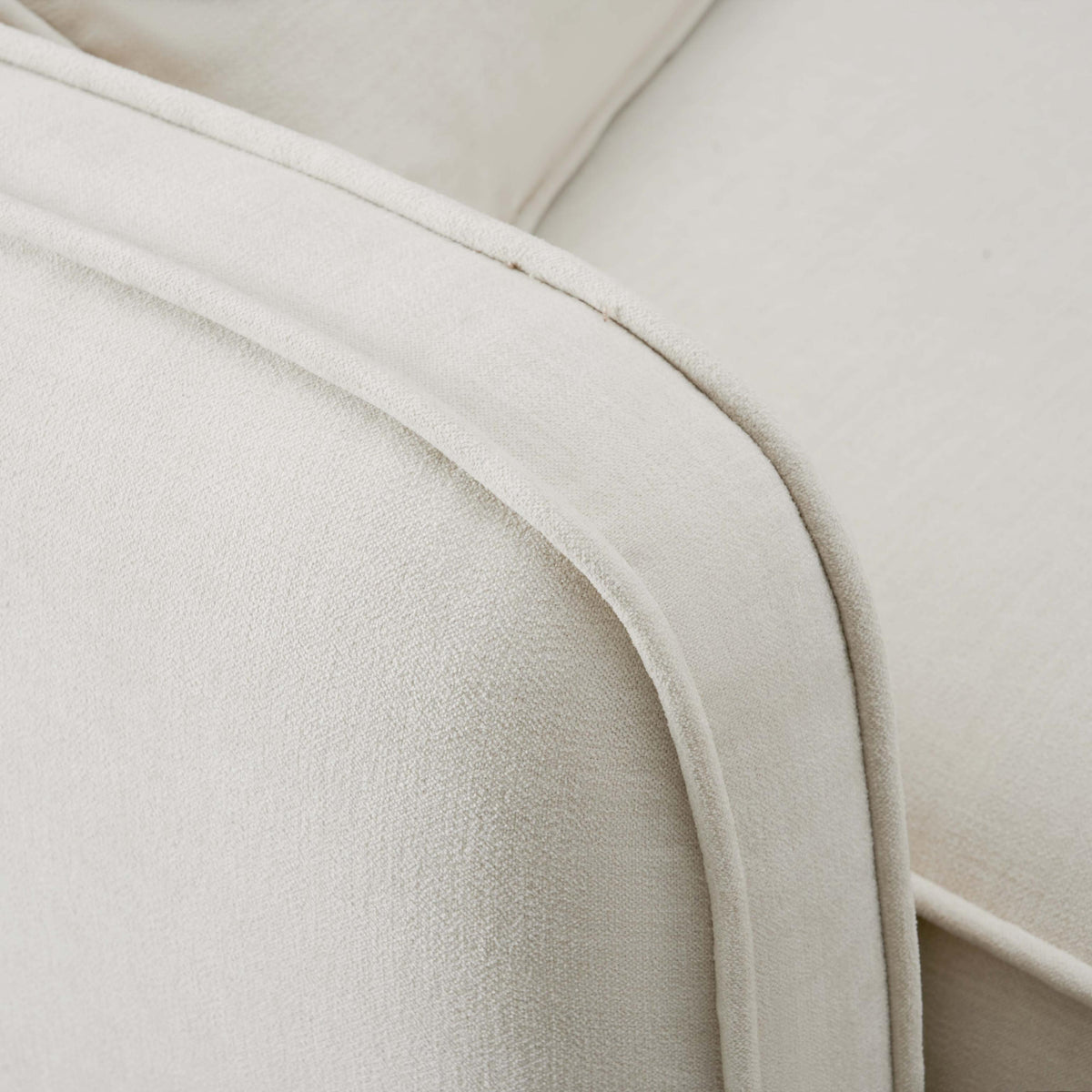 TOV Travie Sand Upcycled Linen LAF Corner Chair