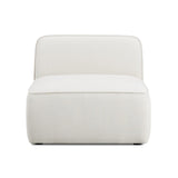 TOV Travie Sand Upcycled Linen Armless Chair
