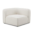 TOV Travie Sand Upcycled Linen Corner Chair