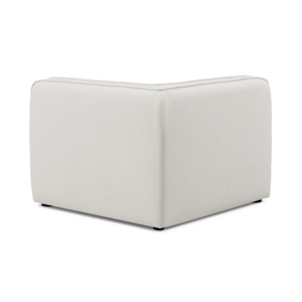 TOV Travie Sand Upcycled Linen Corner Chair