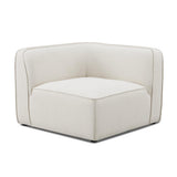 TOV Travie Sand Upcycled Linen Corner Chair