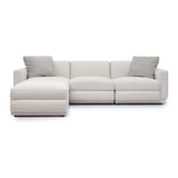 TOV Perry Cream Chenille Modular Sectional